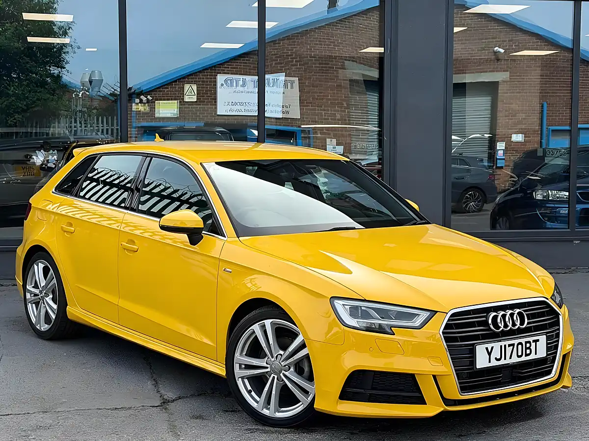 Used 2017 Audi A3 S Line Yellow - Interior and Exterior details 2