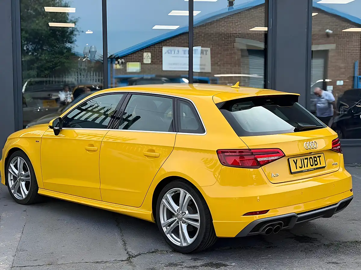 Used 2017 Audi A3 S Line Yellow - Interior and Exterior details 6