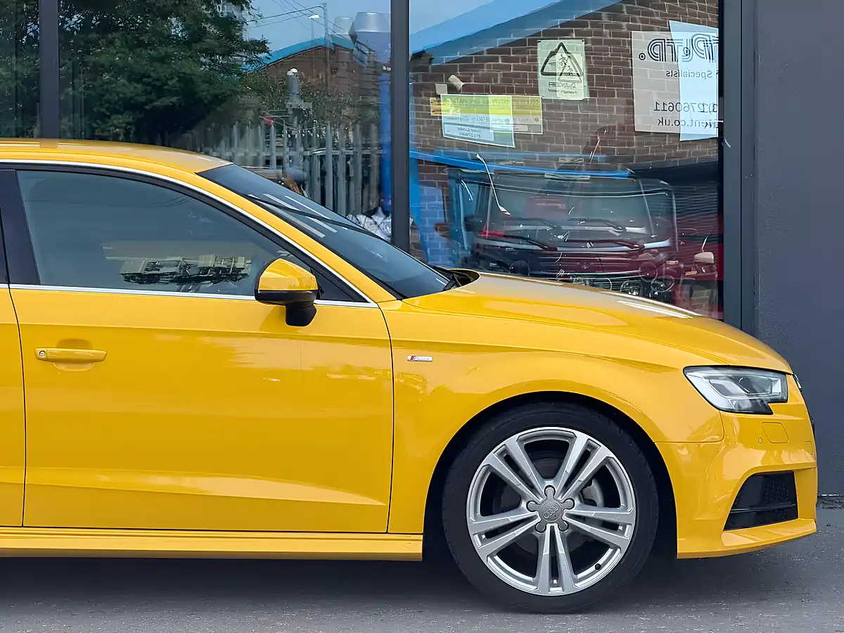 Used 2017 Audi A3 S Line Yellow - Interior and Exterior details 9