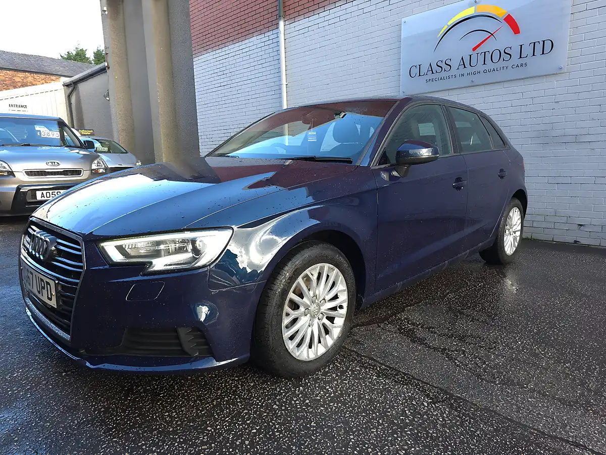 Used 2017 Audi A3 Se Technik Sportback Blue - Interior and Exterior details 14