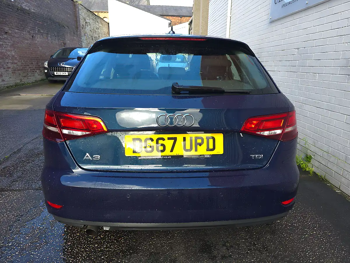Used 2017 Audi A3 Se Technik Sportback Blue - Interior and Exterior details 8