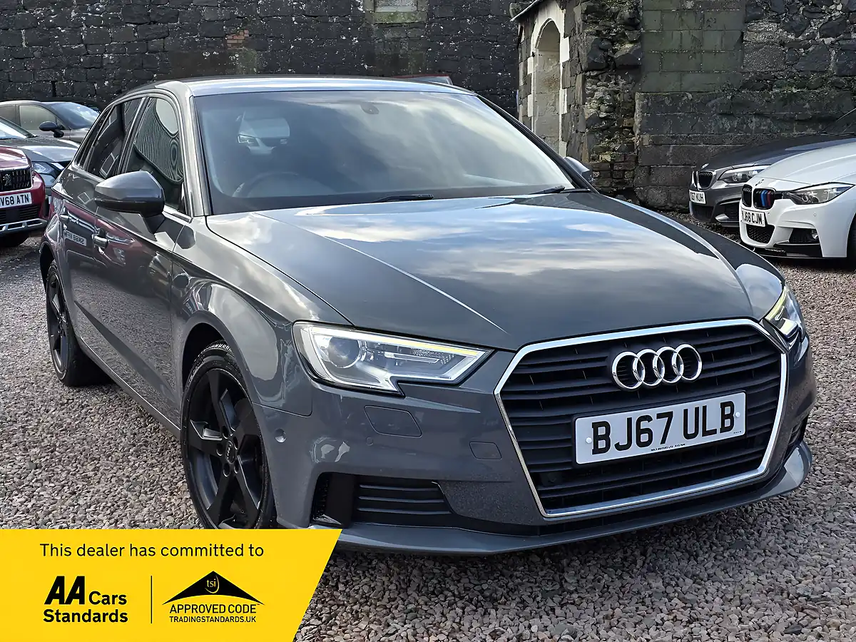 Used 2017 Audi A3 Sport Nano Grey Metallic - Front View