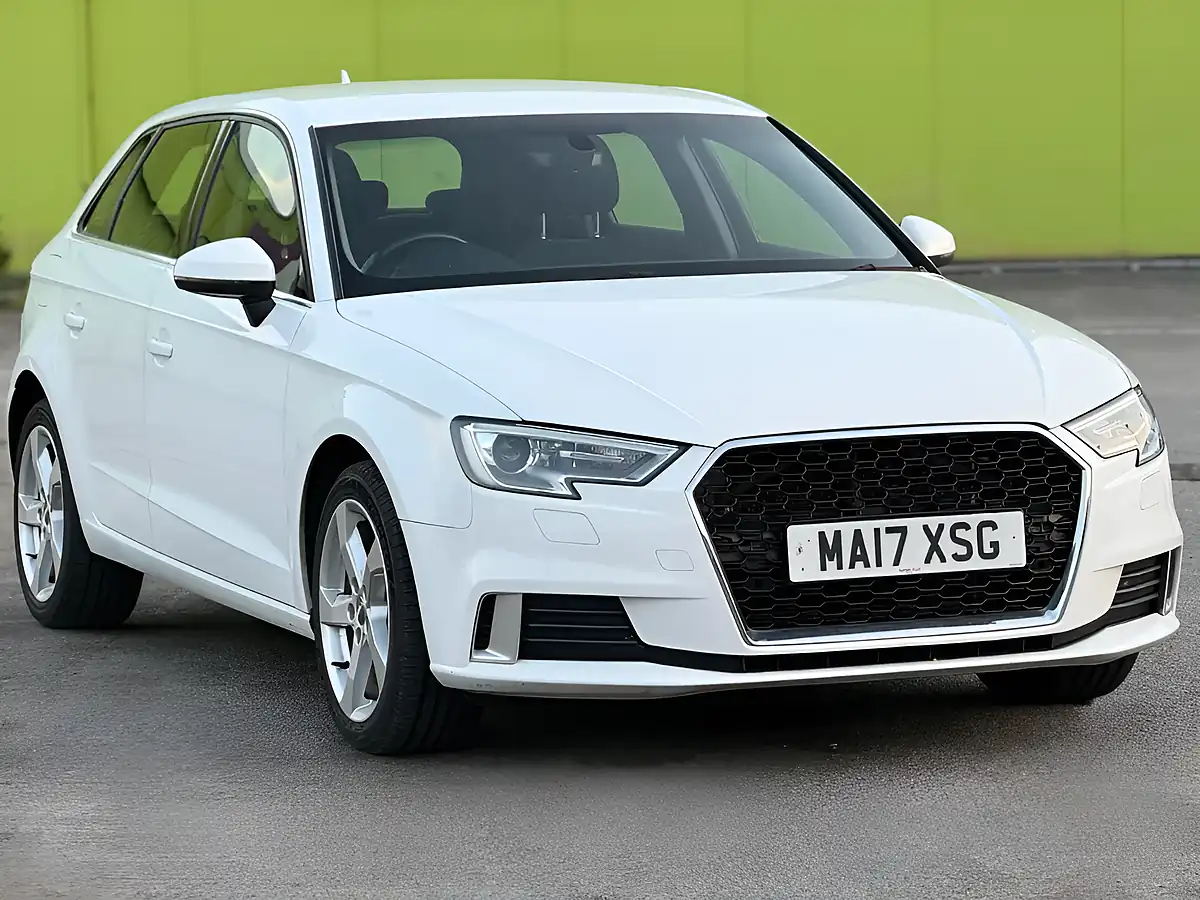 Used 2017 Audi A3 Sport White - Front View