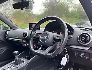 Used 2017 Audi A3 Sportback Black Edition Tango Red - Interior and Exterior details 10