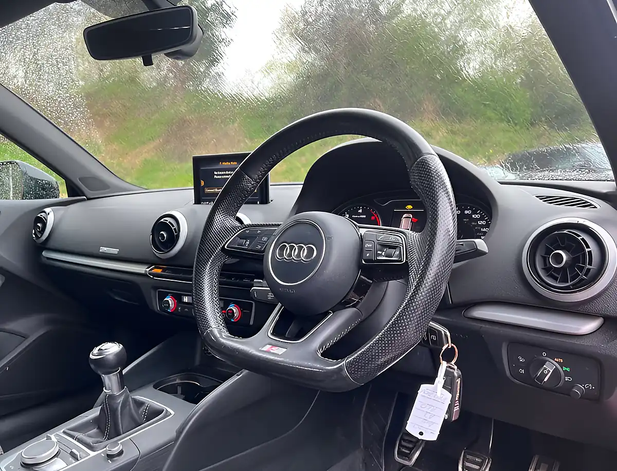 Used 2017 Audi A3 Sportback Black Edition Tango Red - Interior and Exterior details 10