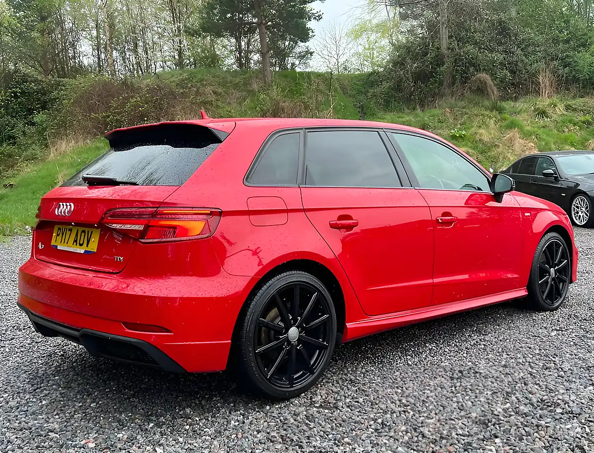Used 2017 Audi A3 Sportback Black Edition Tango Red - Interior and Exterior details 3