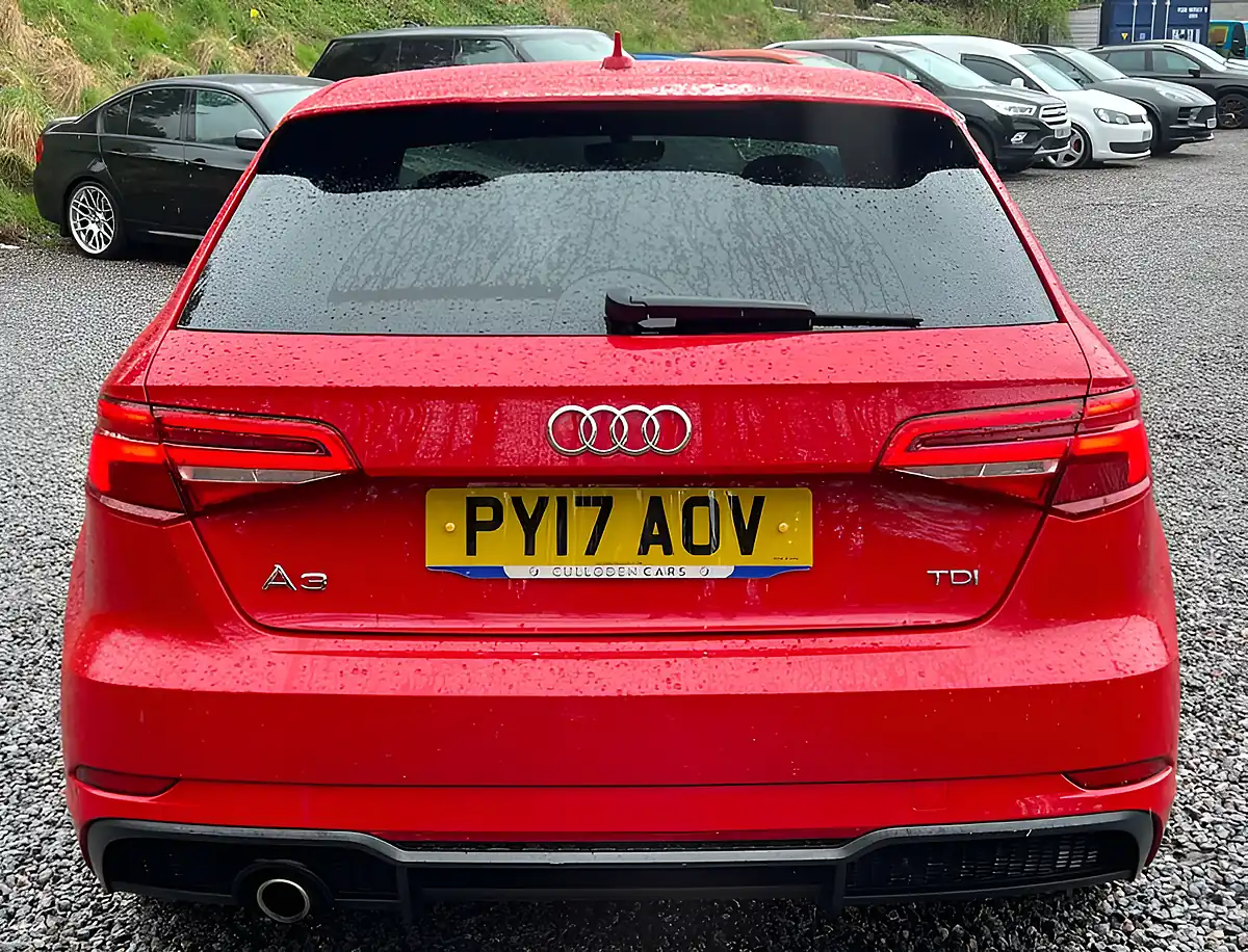 Used 2017 Audi A3 Sportback Black Edition Tango Red - Interior and Exterior details 4