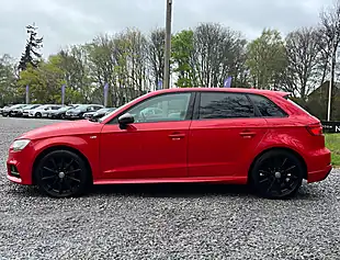 Used 2017 Audi A3 Sportback Black Edition Tango Red - Interior and Exterior details 6