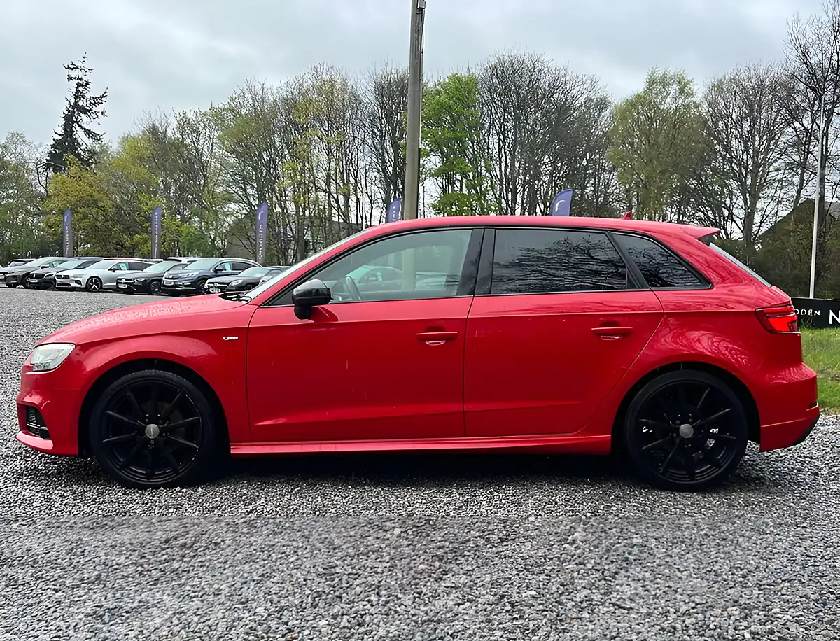 Used 2017 Audi A3 Sportback Black Edition Tango Red - Interior and Exterior details 6