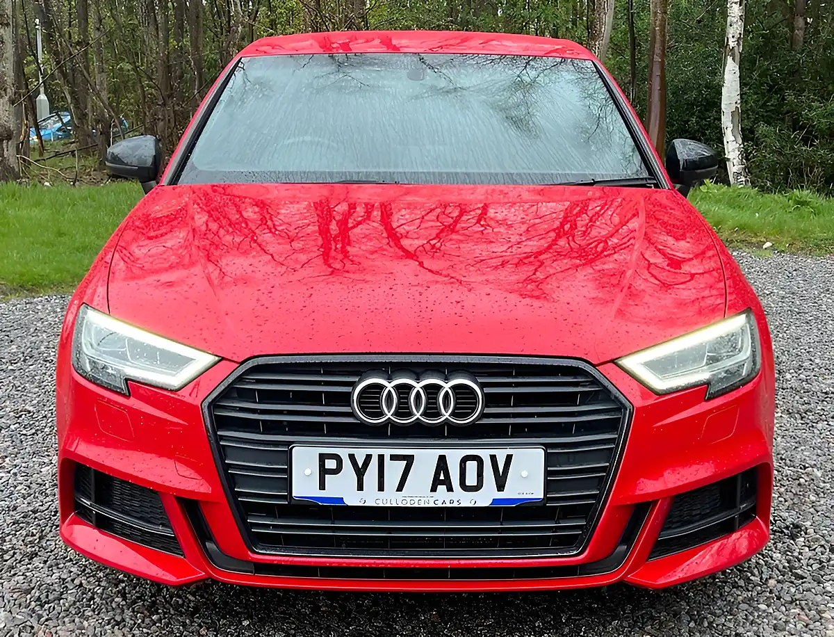 Used 2017 Audi A3 Sportback Black Edition Tango Red - Interior and Exterior details 8