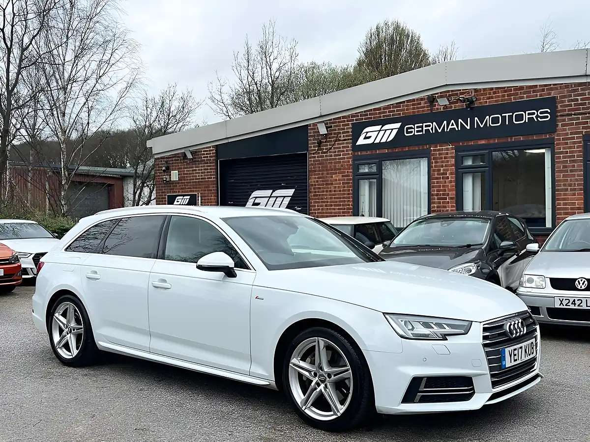 Used 2017 Audi A4 Avant S Line White - Front View