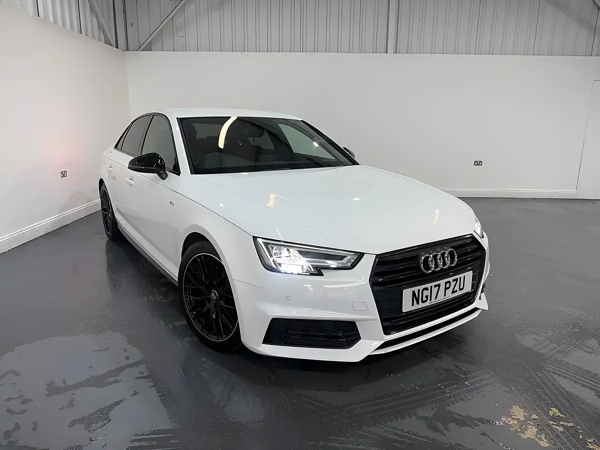Used 2017 Audi A4 Black Edition White - Front View