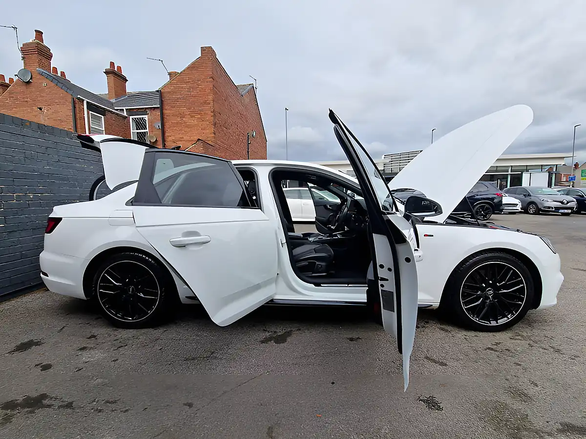 Used 2017 Audi A4 Black Edition White - Interior and Exterior details 12