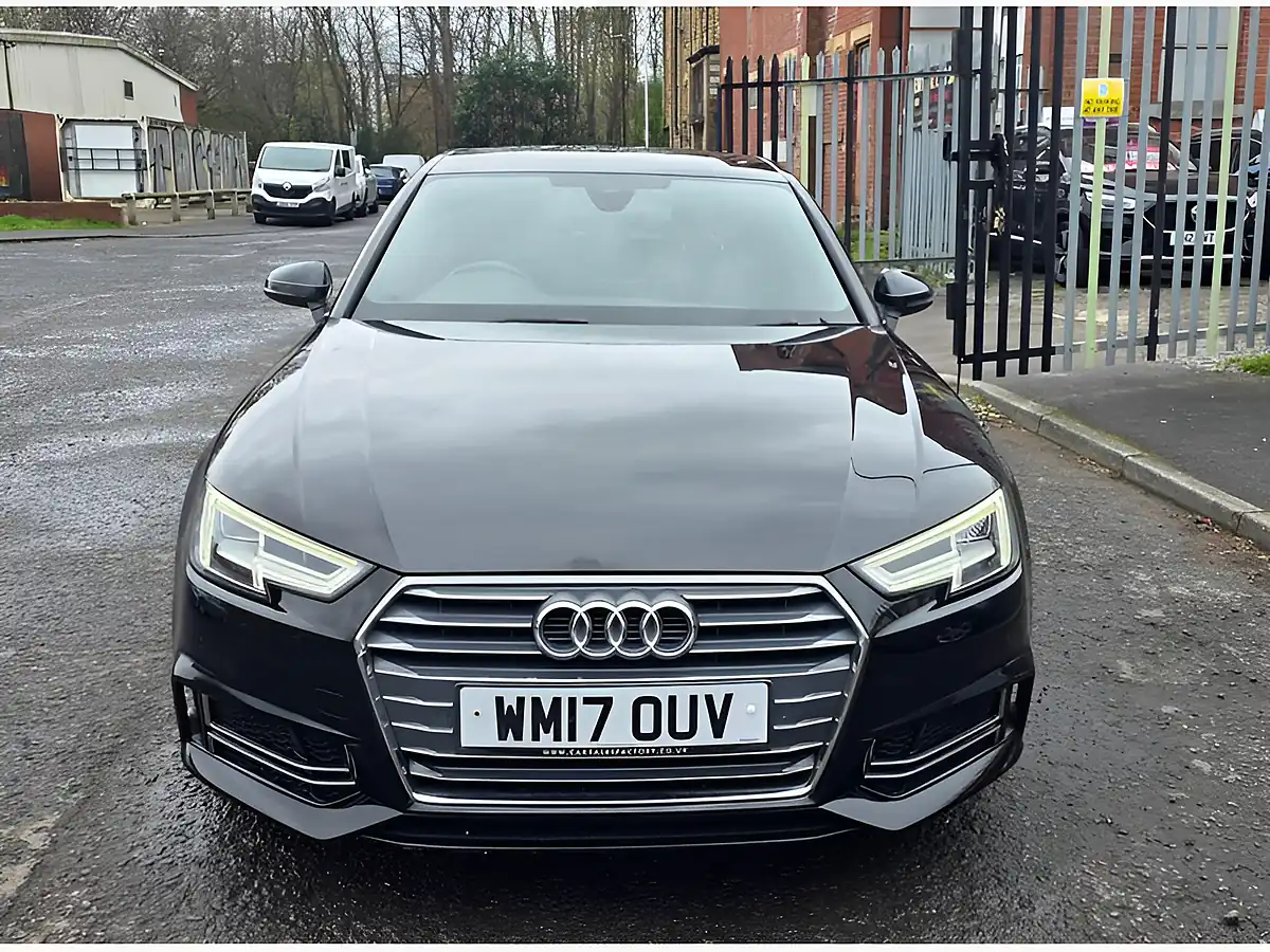 Used 2017 Audi A4 S Line Black - Front View