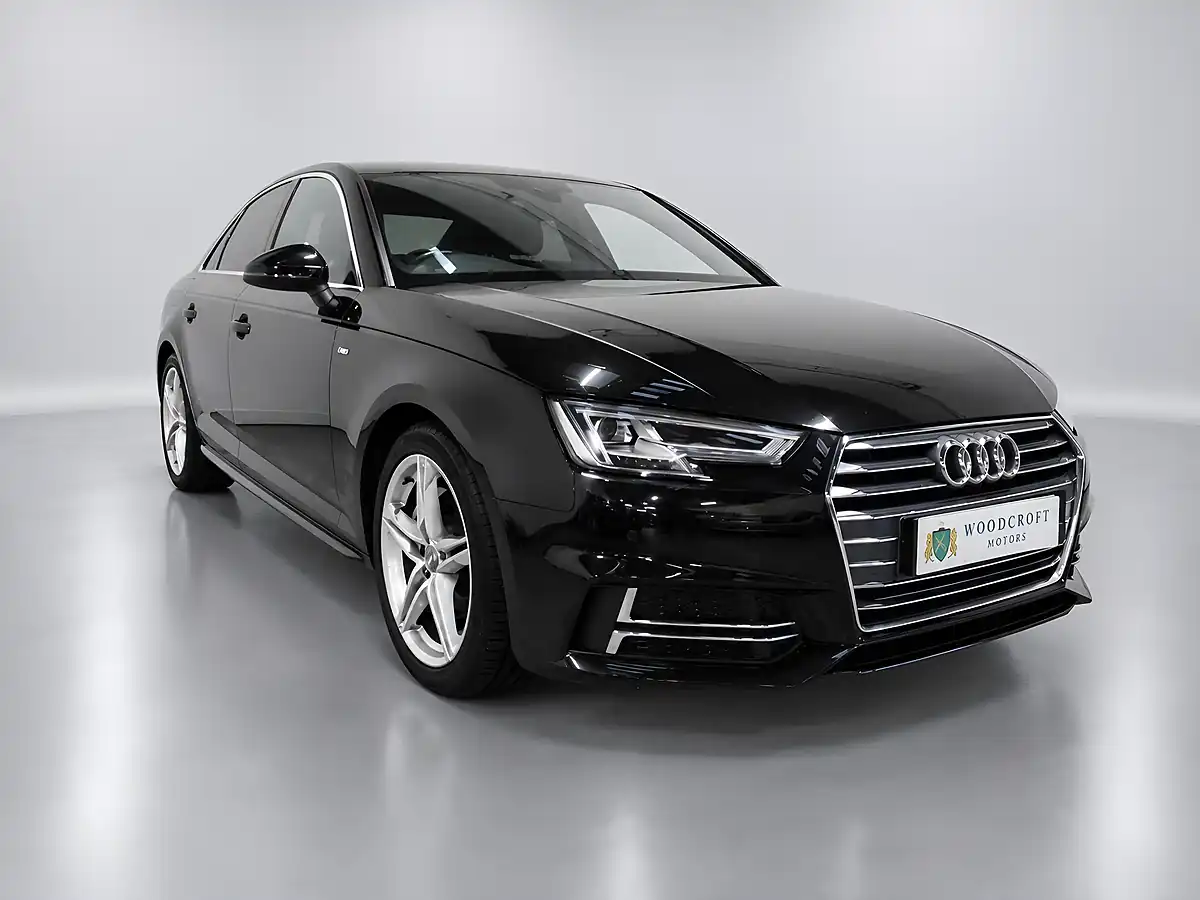 Used 2017 Audi A4 S Line Black - Front View