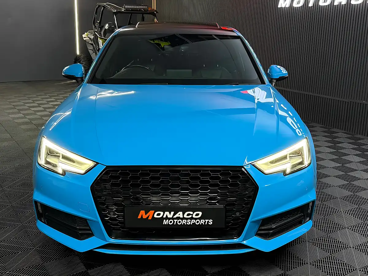 Used 2017 Audi A4 S Line Blue - Interior and Exterior details 2