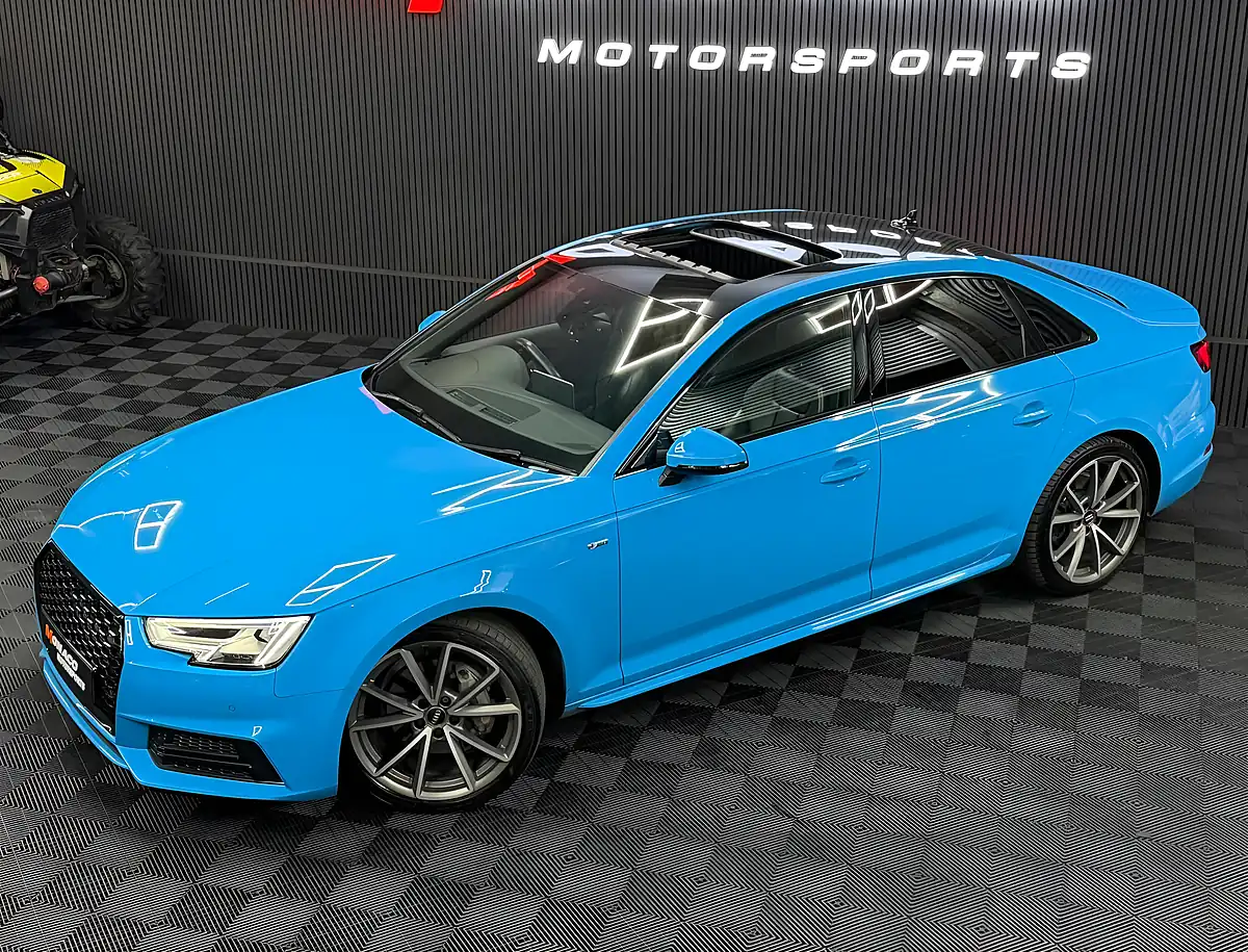 Used 2017 Audi A4 S Line Blue - Interior and Exterior details 3