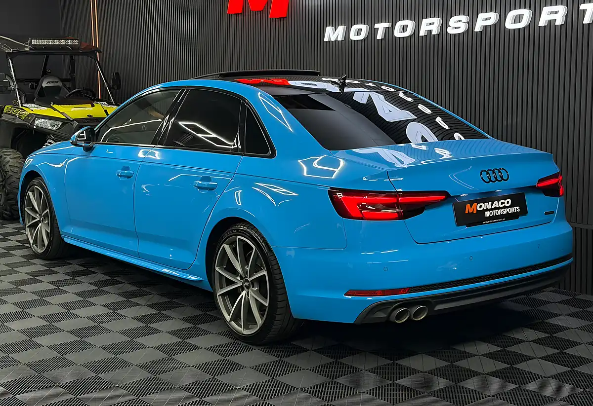 Used 2017 Audi A4 S Line Blue - Interior and Exterior details 7