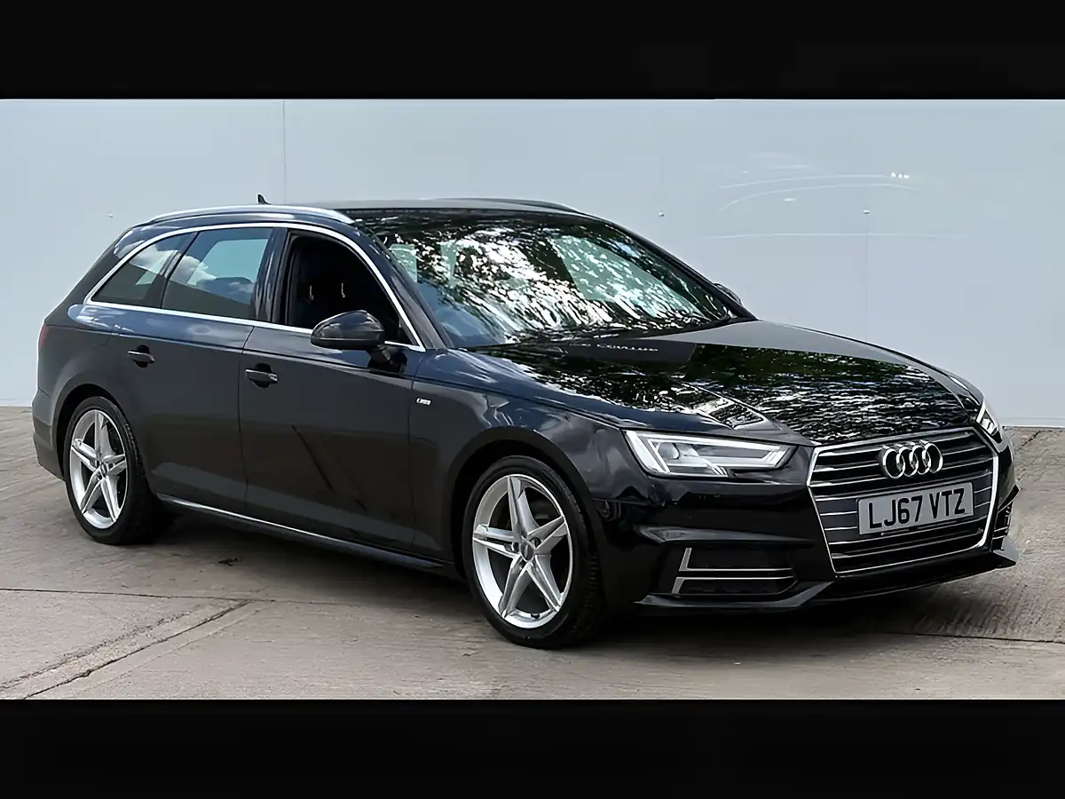 Used 2017 Audi A4 S Line Brilliant Black - Front View