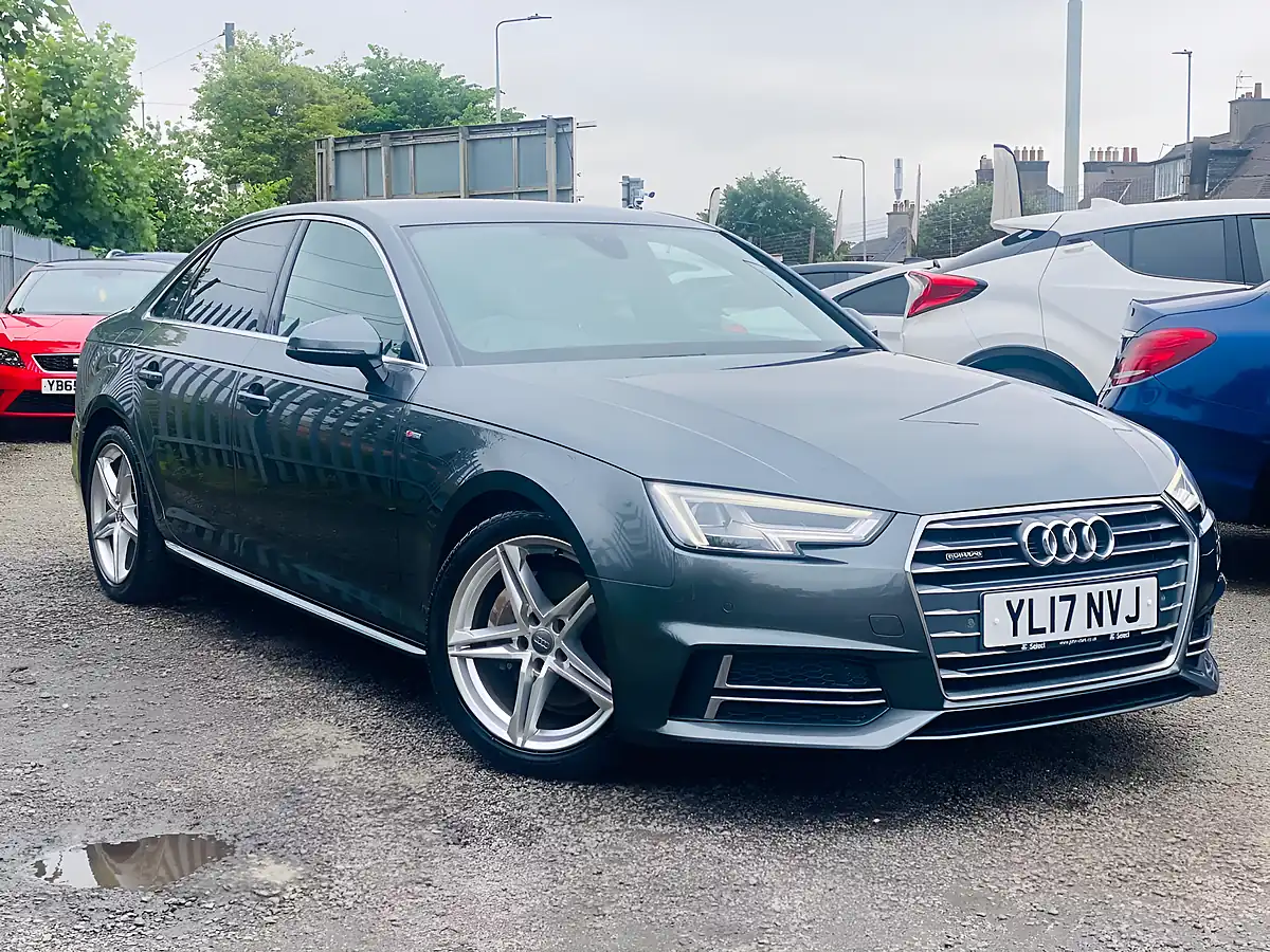 Used 2017 Audi A4 S Line Grey - Front View