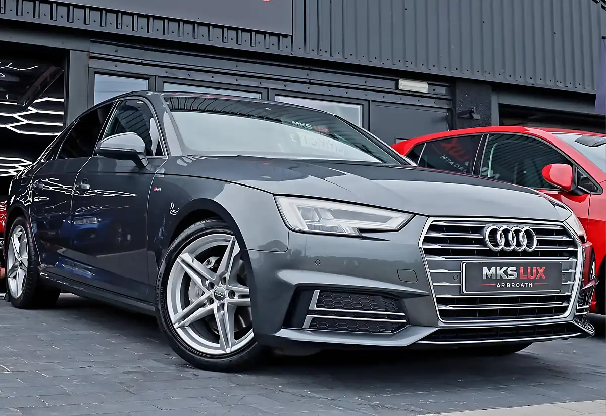 Used 2017 Audi A4 S Line Grey - Front View