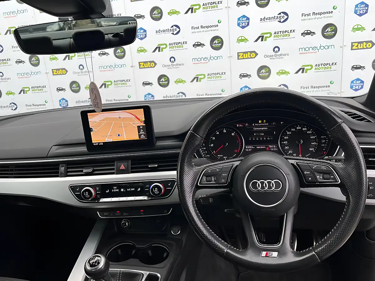 Used 2017 Audi A4 S Line White - Interior and Exterior details 14
