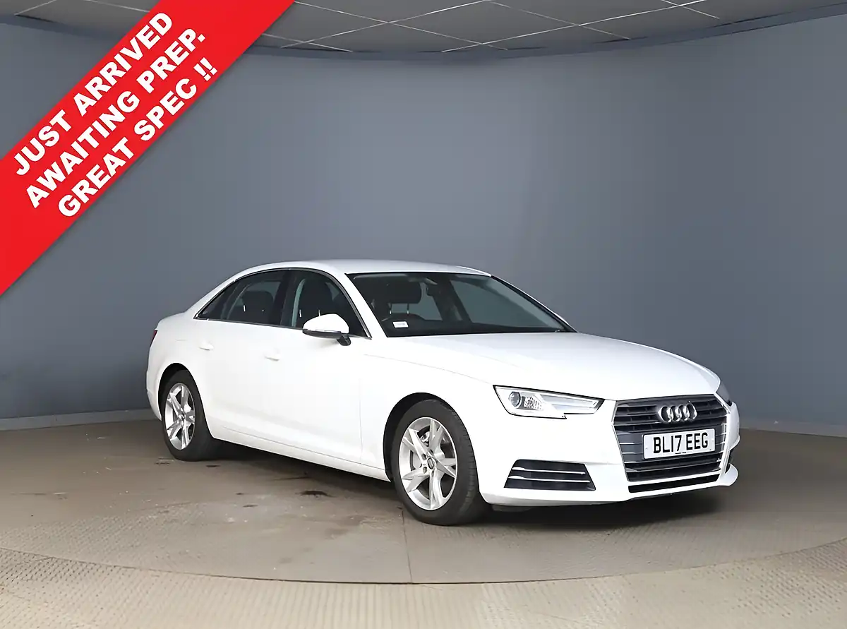 Used 2017 Audi A4 Ultra Sport White - Front View
