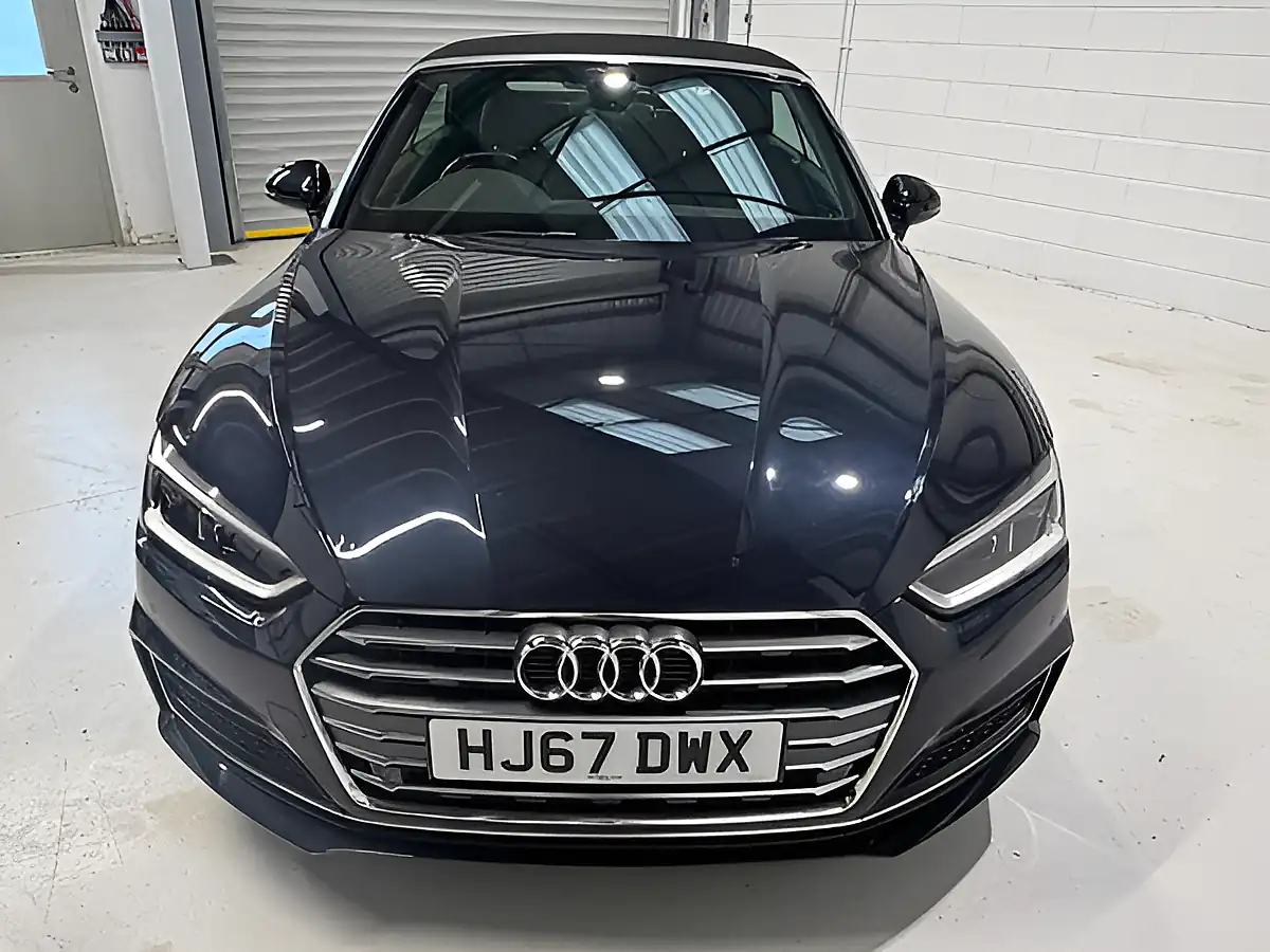Used 2017 Audi A5 Cabriolet S Line Blue - Interior and Exterior details 12