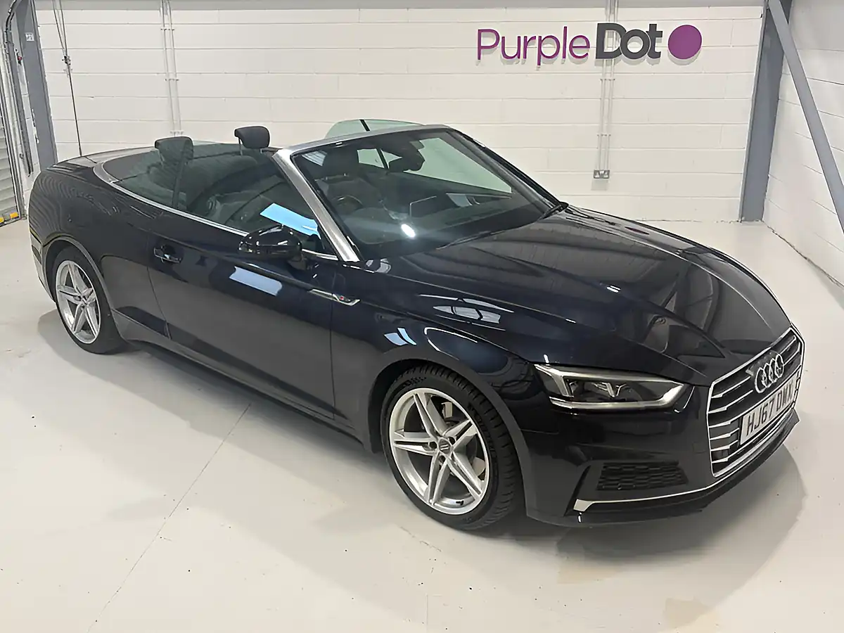 Used 2017 Audi A5 Cabriolet S Line Blue - Interior and Exterior details 8