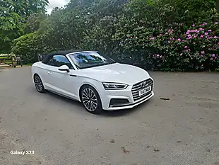 Used 2017 Audi A5 Cabriolet S Line White - Interior and Exterior details 10