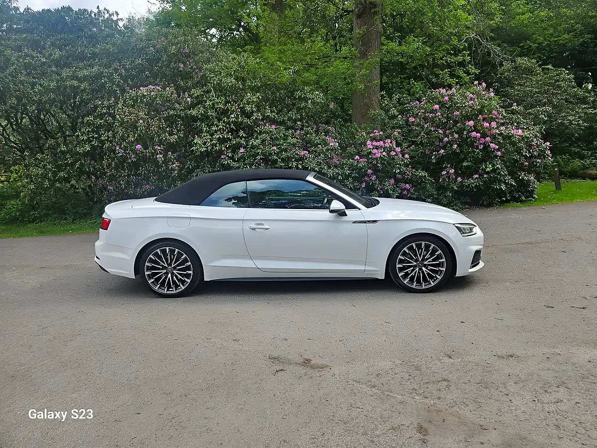 Used 2017 Audi A5 Cabriolet S Line White - Interior and Exterior details 2