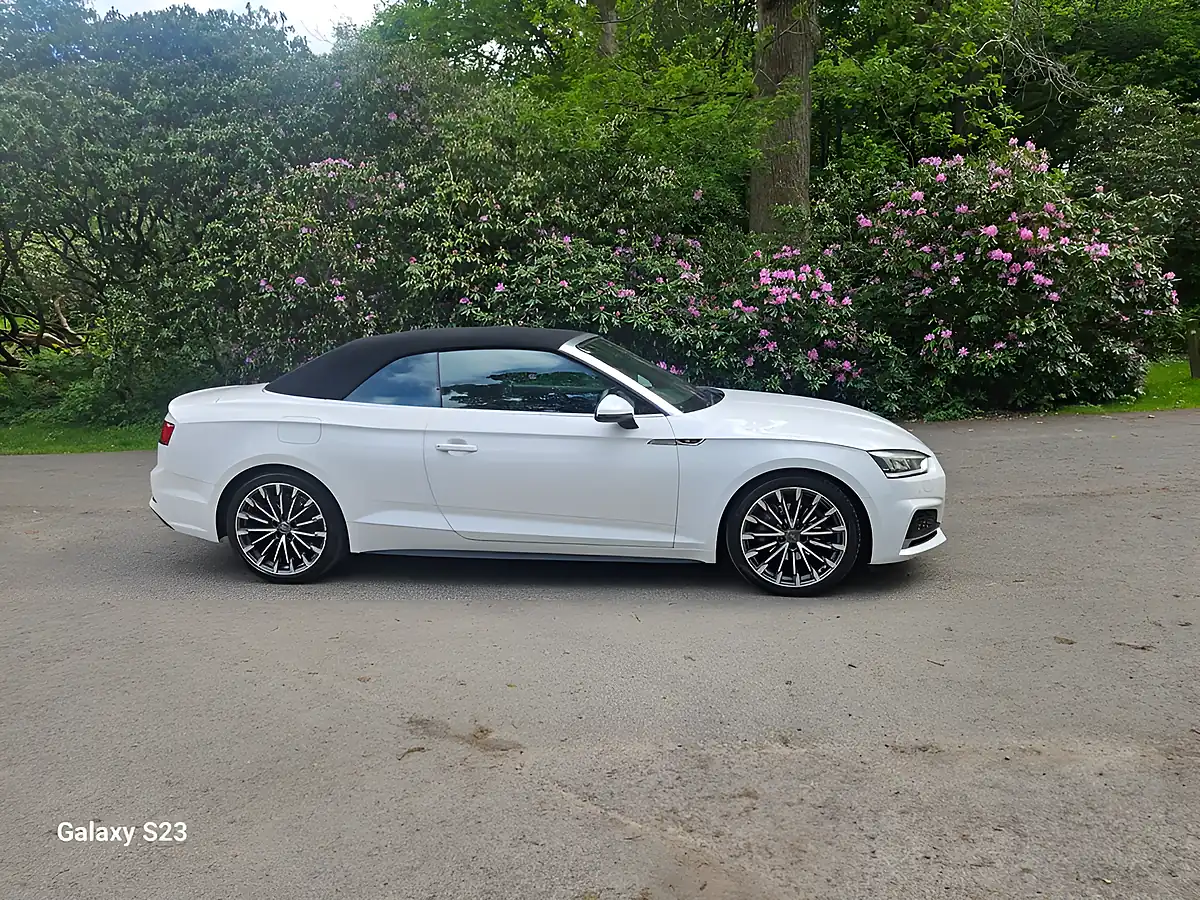 Used 2017 Audi A5 Cabriolet S Line White - Interior and Exterior details 4