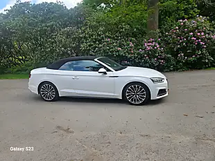Used 2017 Audi A5 Cabriolet S Line White - Interior and Exterior details 5