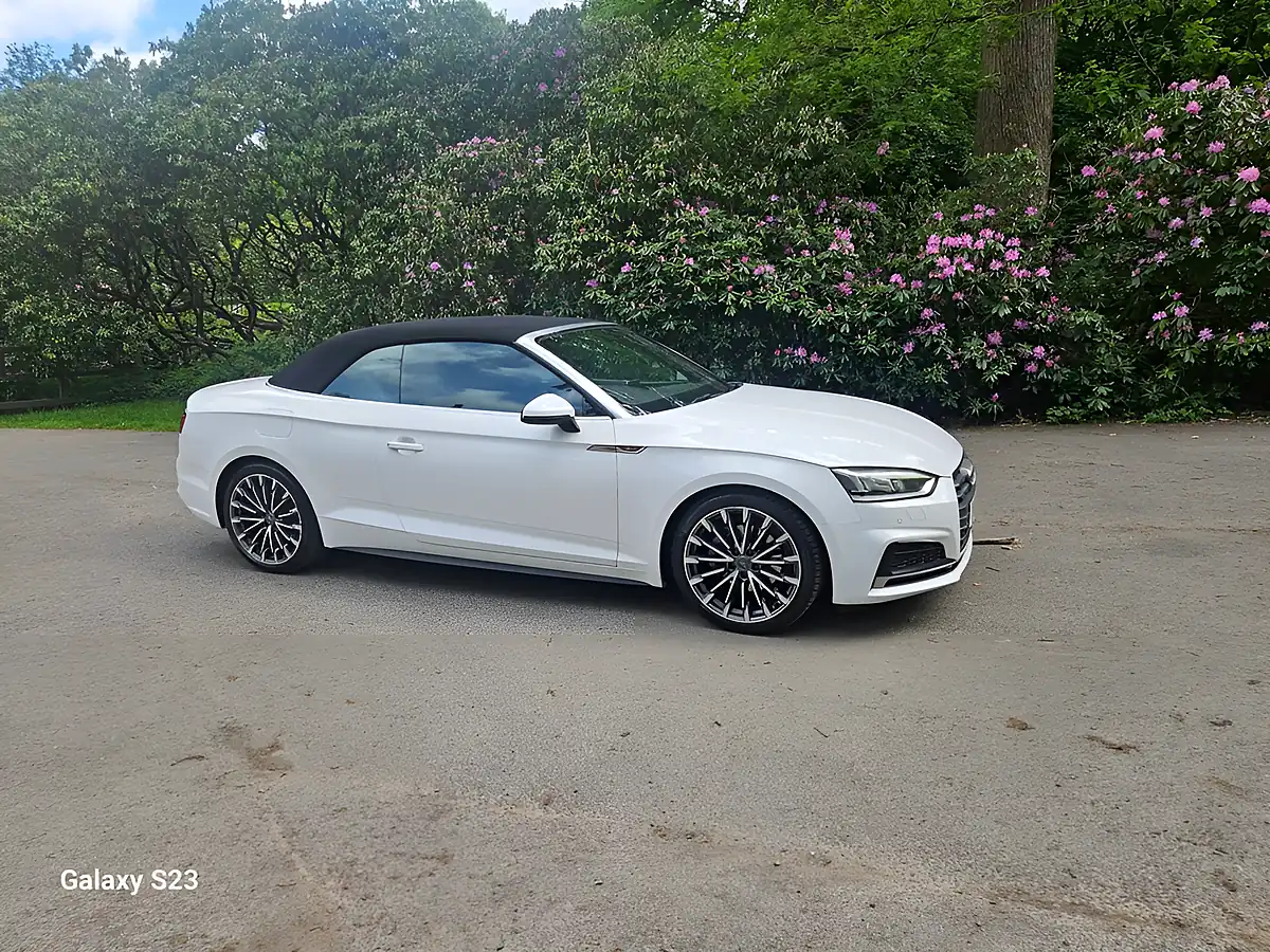 Used 2017 Audi A5 Cabriolet S Line White - Interior and Exterior details 6