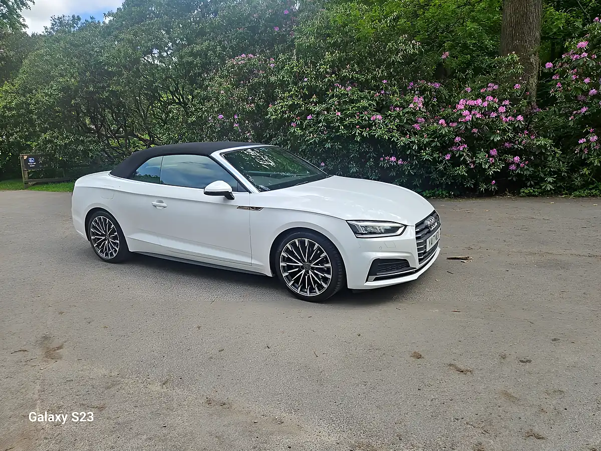 Used 2017 Audi A5 Cabriolet S Line White - Interior and Exterior details 7