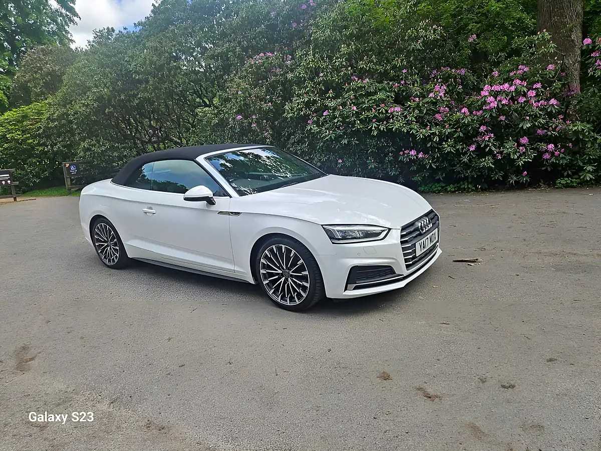 Used 2017 Audi A5 Cabriolet S Line White - Interior and Exterior details 8