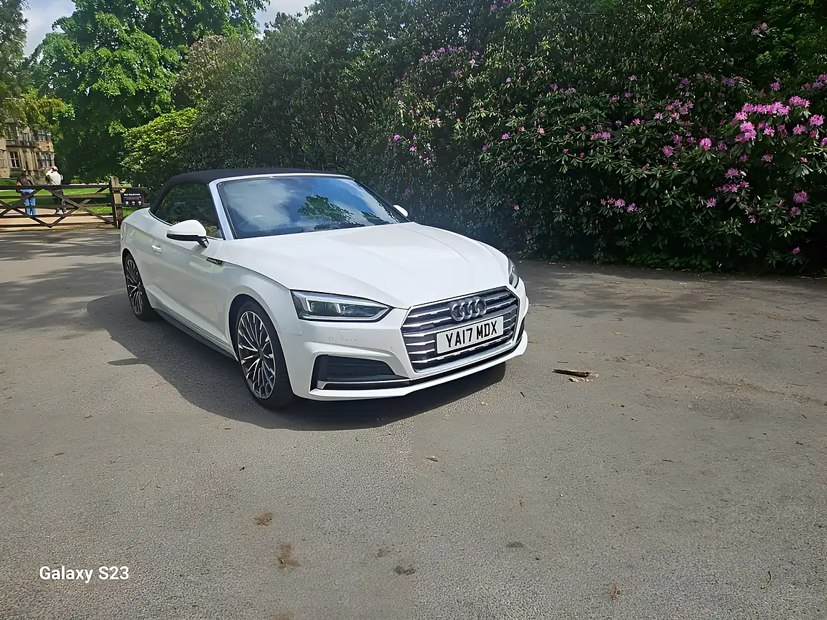 Used 2017 Audi A5 Cabriolet S Line White - Interior and Exterior details 9