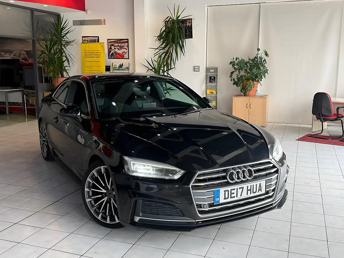 Used 2017 Audi A5 S Line Black - Front View