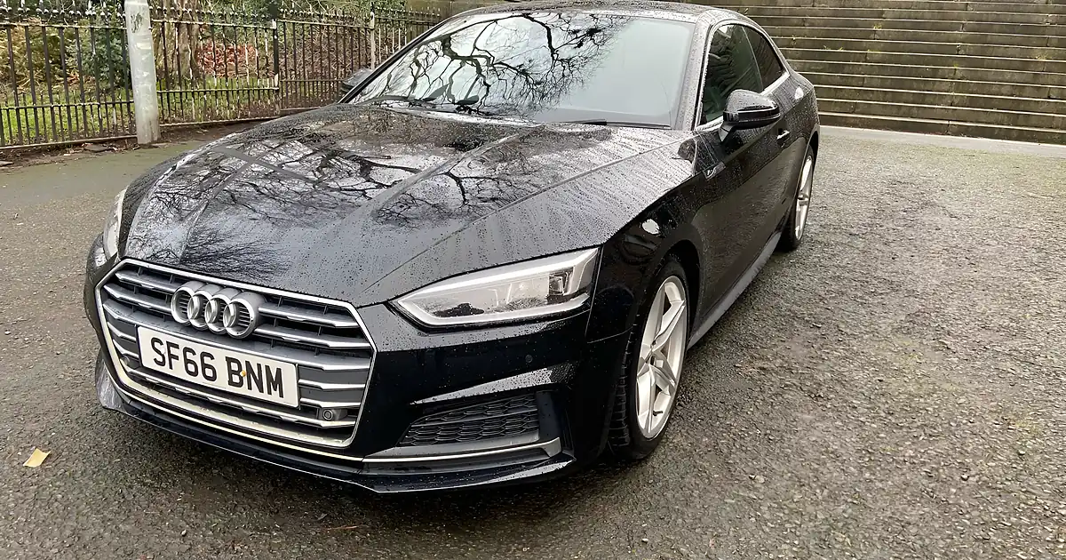 Used 2017 Audi A5 S Line Black - Front View