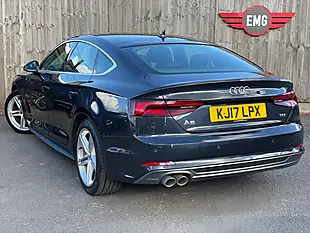 Used 2017 Audi A5 S Line Blue - Interior and Exterior details 2