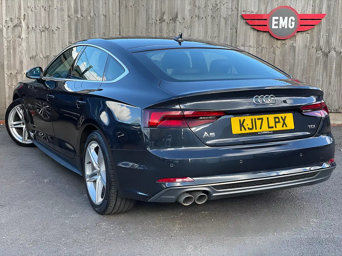 Used 2017 Audi A5 S Line Blue - Interior and Exterior details 2
