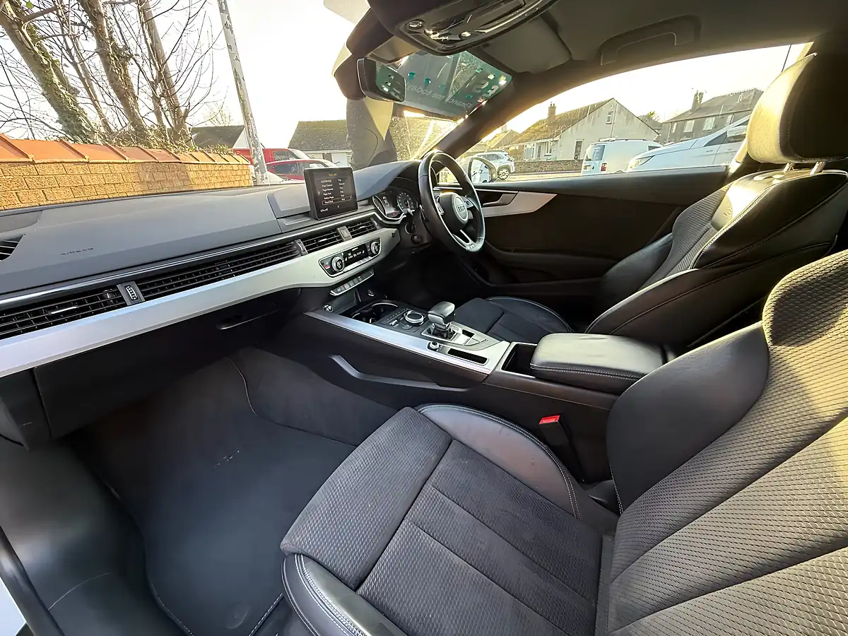 Used 2017 Audi A5 S Line Coupe White - Interior and Exterior details 11