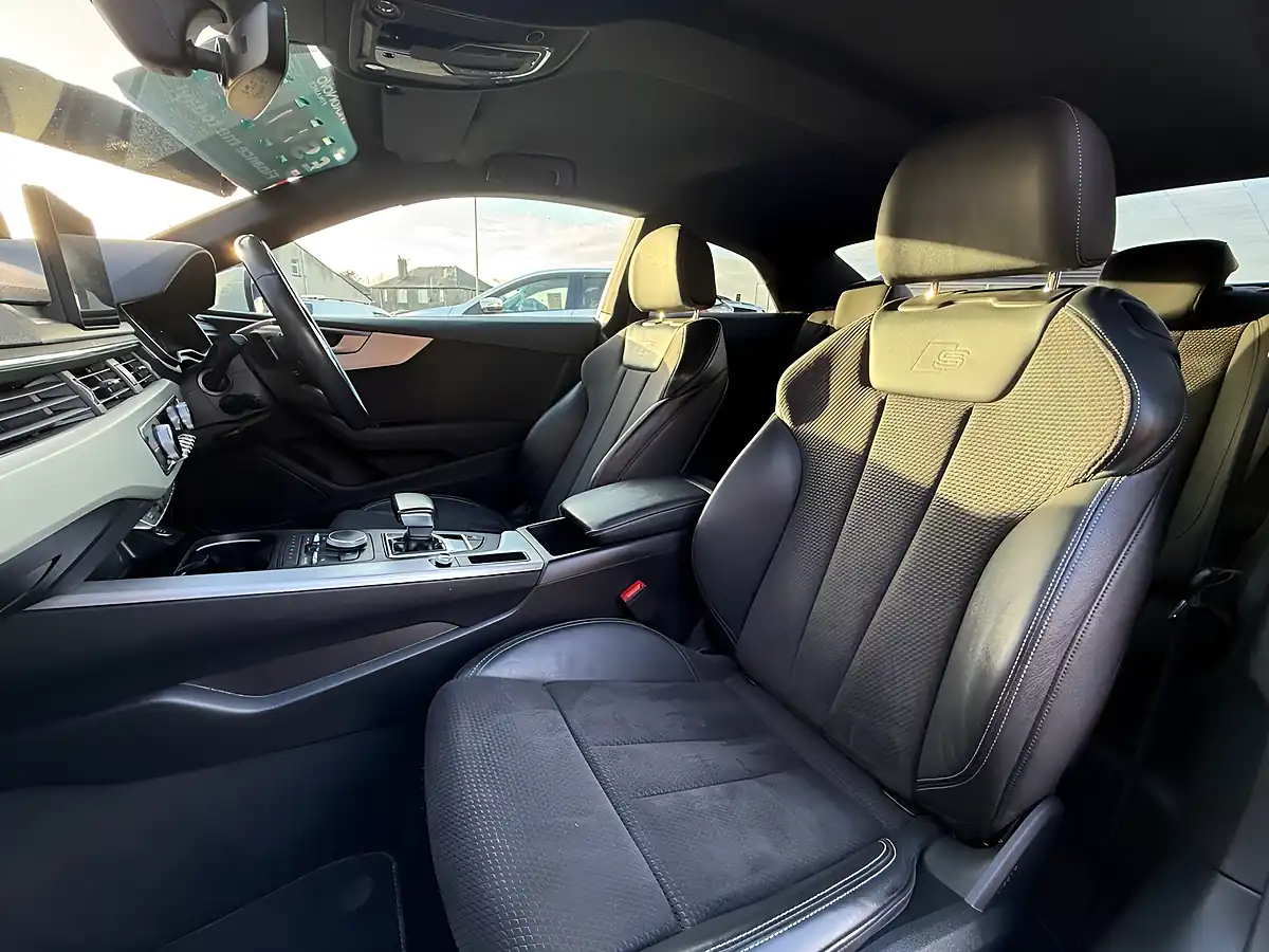Used 2017 Audi A5 S Line Coupe White - Interior and Exterior details 12