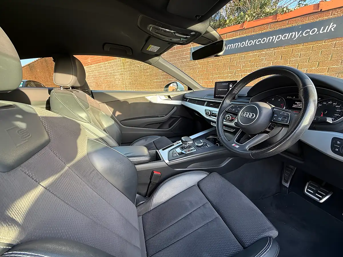 Used 2017 Audi A5 S Line Coupe White - Interior and Exterior details 16