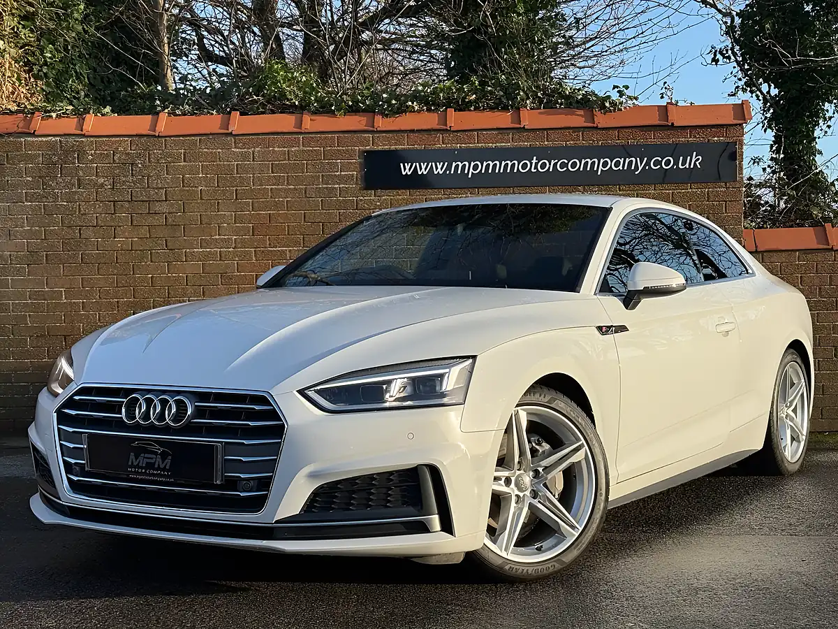 Used 2017 Audi A5 S Line Coupe White - Interior and Exterior details 2