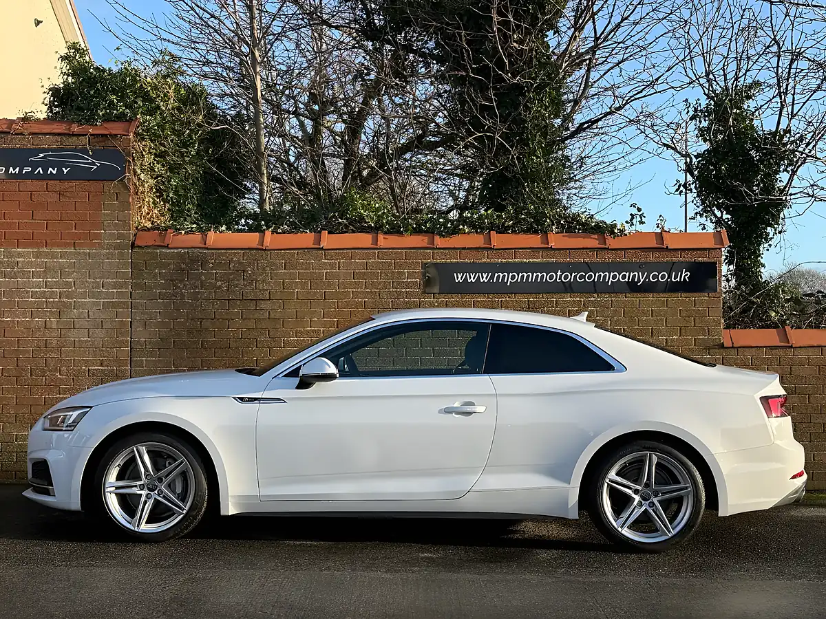 Used 2017 Audi A5 S Line Coupe White - Interior and Exterior details 4