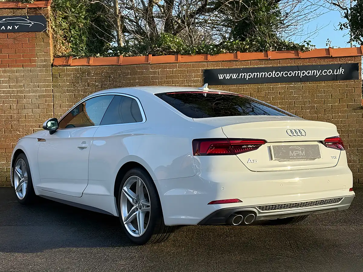 Used 2017 Audi A5 S Line Coupe White - Interior and Exterior details 6