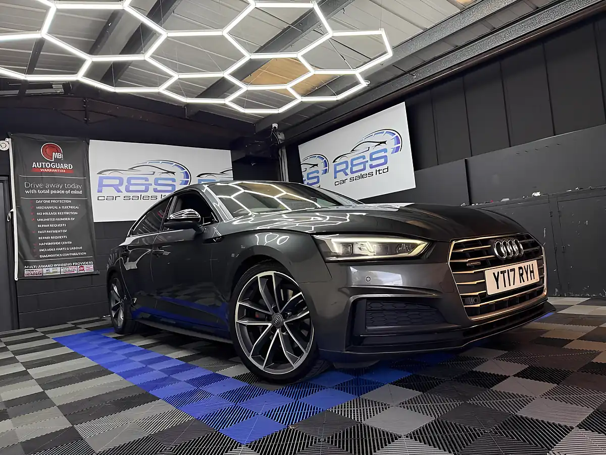Used 2017 Audi A5 S Line Daytona Grey - Front View