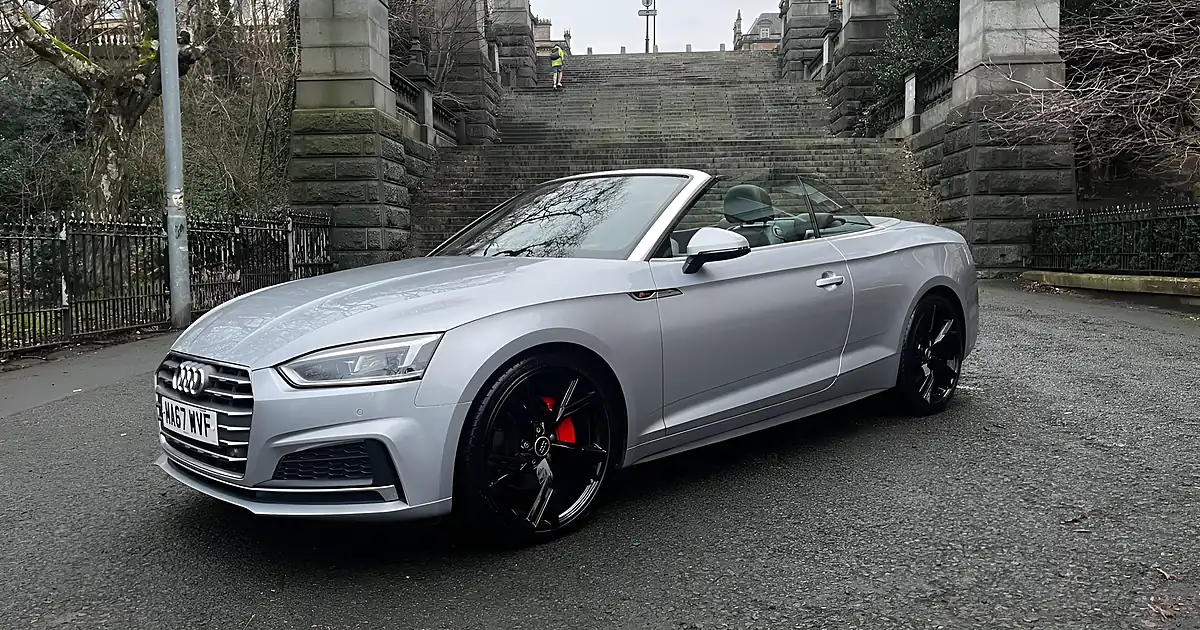 Used 2017 Audi A5 S Line Floret Silver - Front View