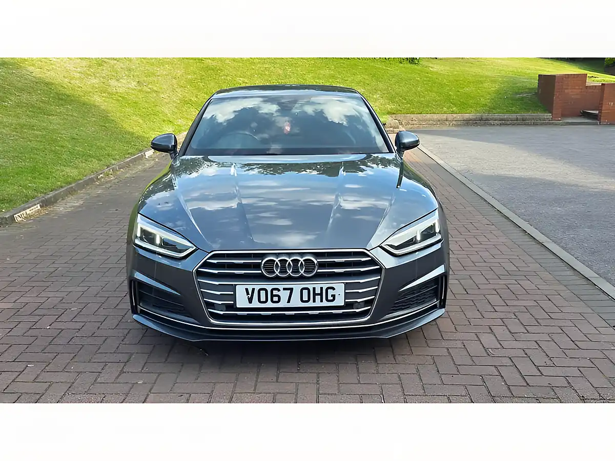 Used 2017 Audi A5 S Line Grey - Front View